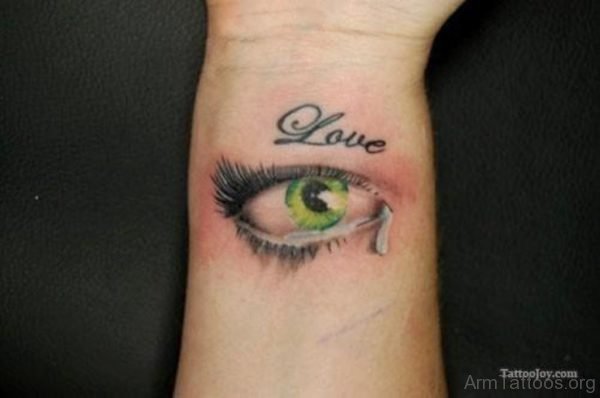 Awesoem Eye Tattoo On Wrist