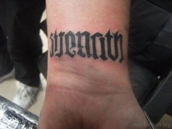 Awesome Ambigram Tattoo