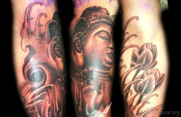Awesome Buddha Tattoo Design 