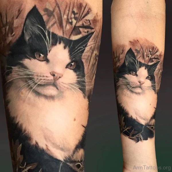 Awesome Cat Tattoo