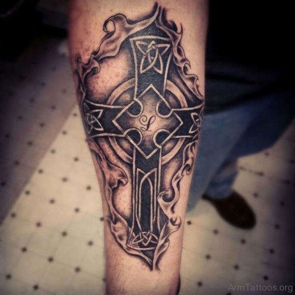 Awesome Cross Tattoo