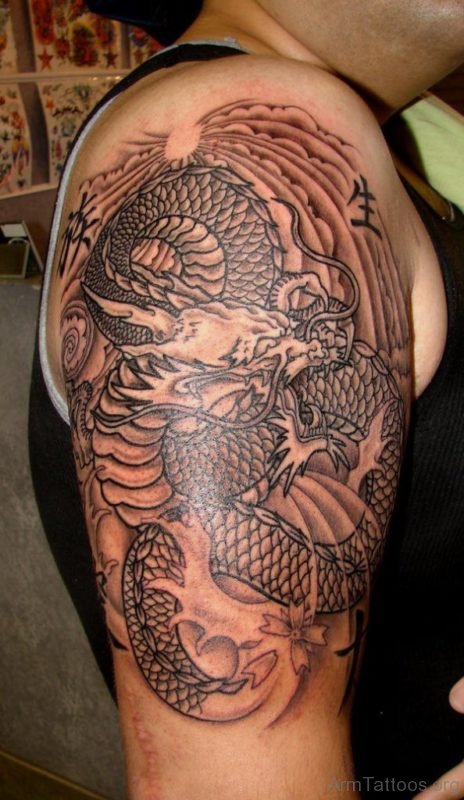 Awesome Dragon Tattoo 