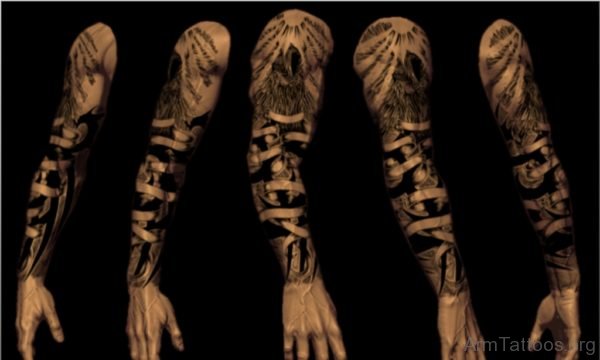 Awesome Full Sleeve Tattoo