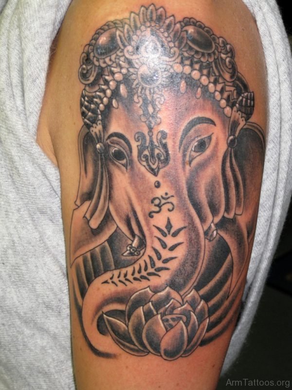 Awesome Ganesha Tattoo