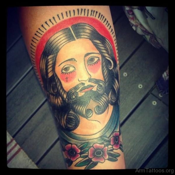 Awesome Jesus Tattoo Design