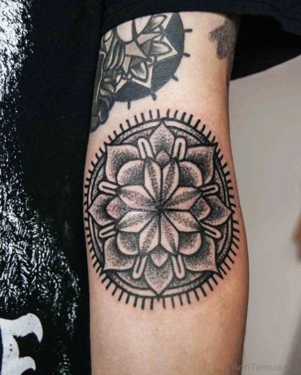Awesome Mandala Tattoo On Arm