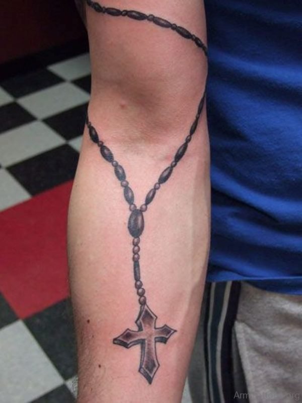 Awesome Rosary Tattoo