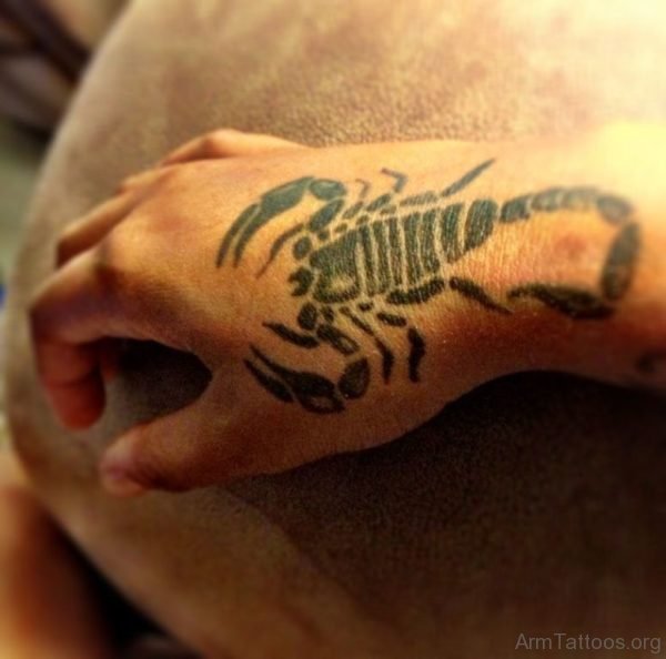 Awesome Scorpion Tattoo 
