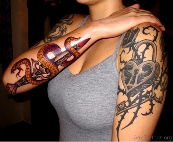 Awesome Snake Tattoo 