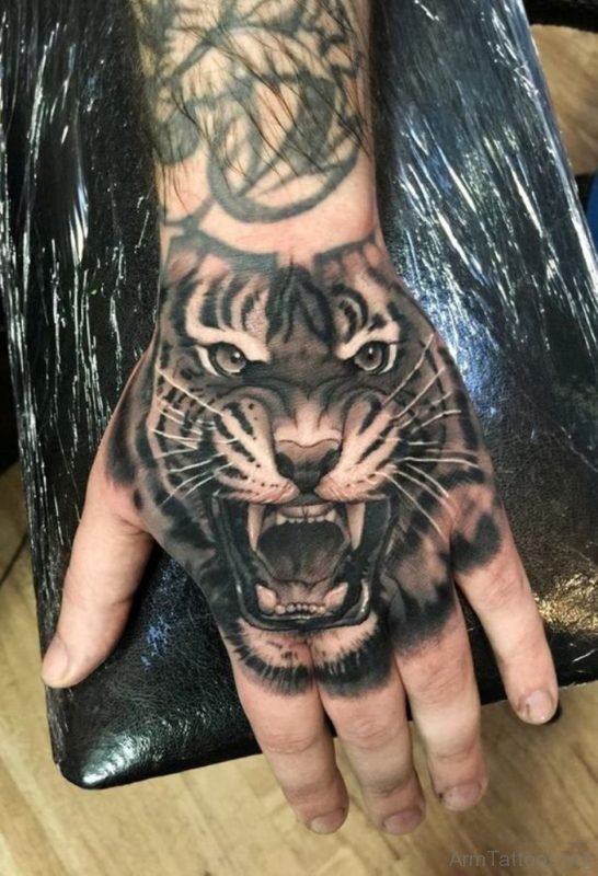 Awesome Tiger Tattoo Design