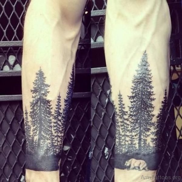 Awesome Tree Tattoo On Wrist