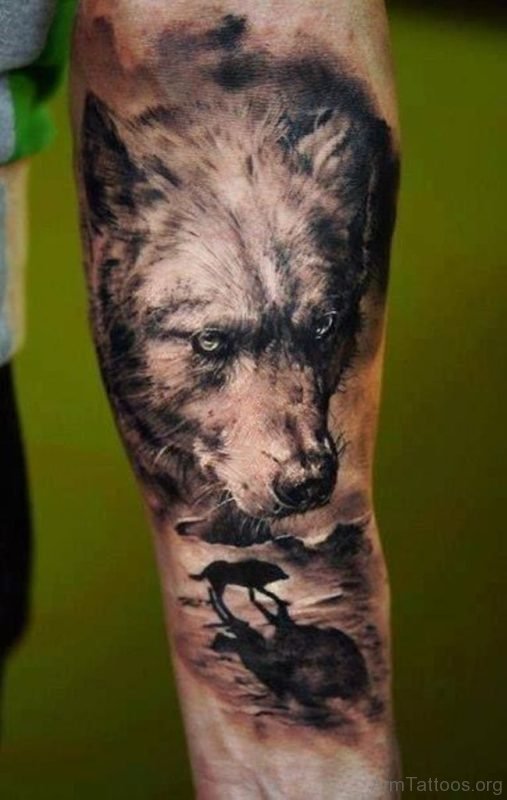 Awesome Wolf Tattoo