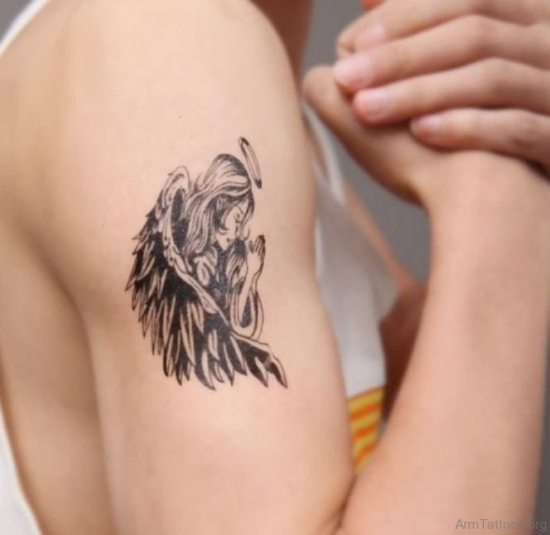 Beautiful Arms Angel Tattoo