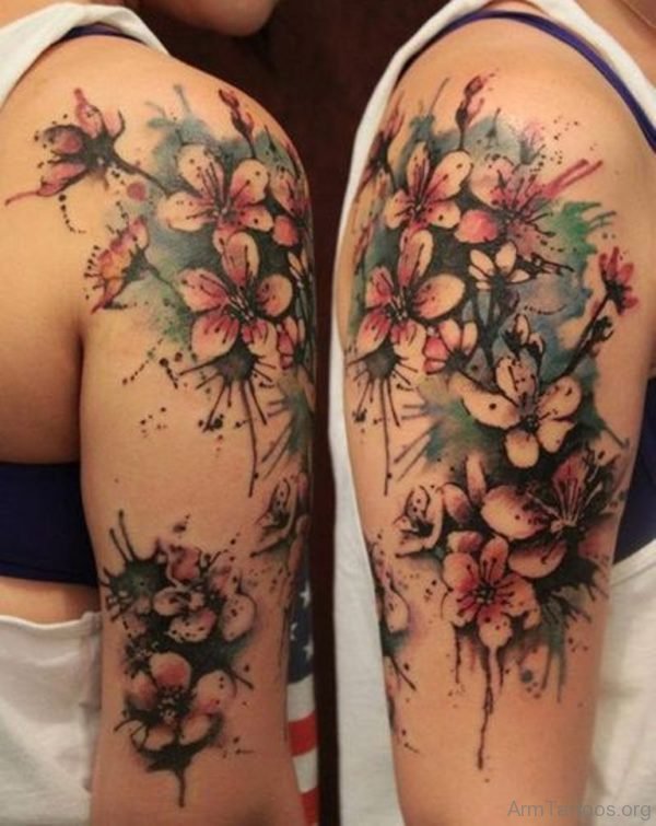 Beautiful Flower Tattoos For Arm