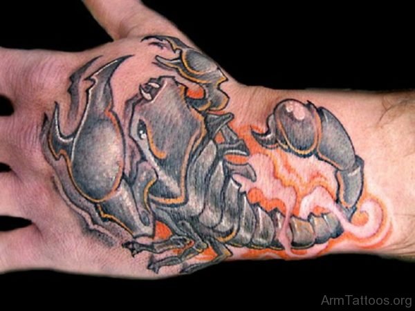 Beautiful Scorpion Tattoo 