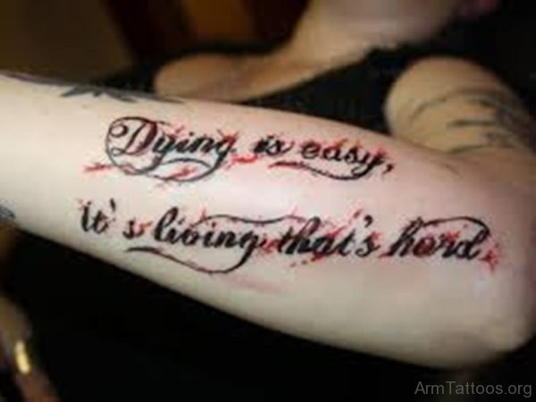 Beautiful Words Tattoo