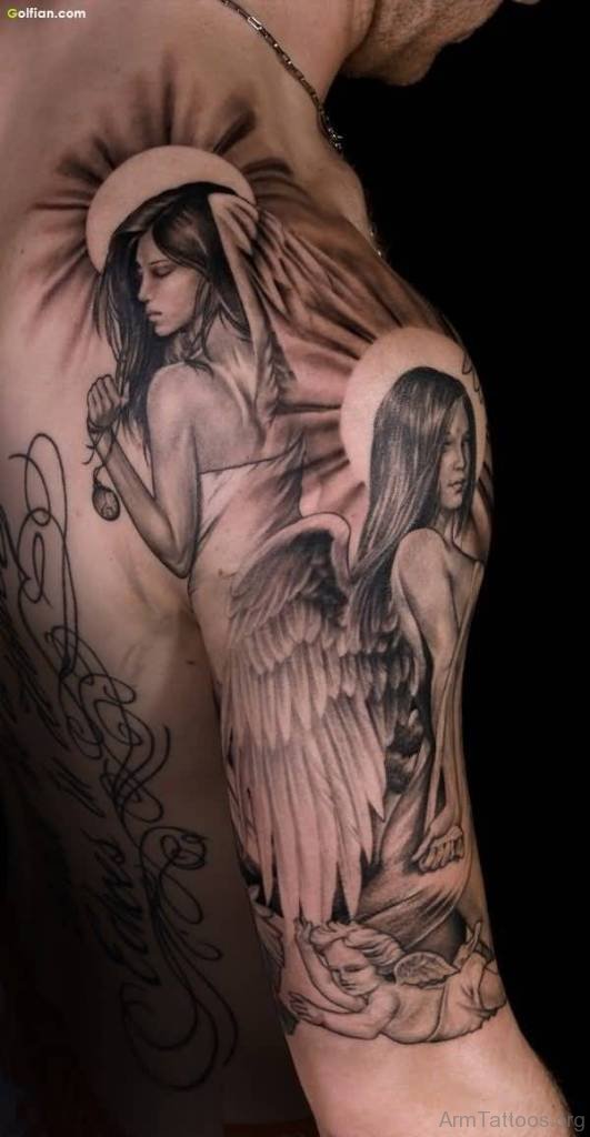 Best Angel Tattoo On Arm