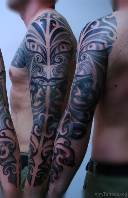 Best Maori Tribal Tattoo 
