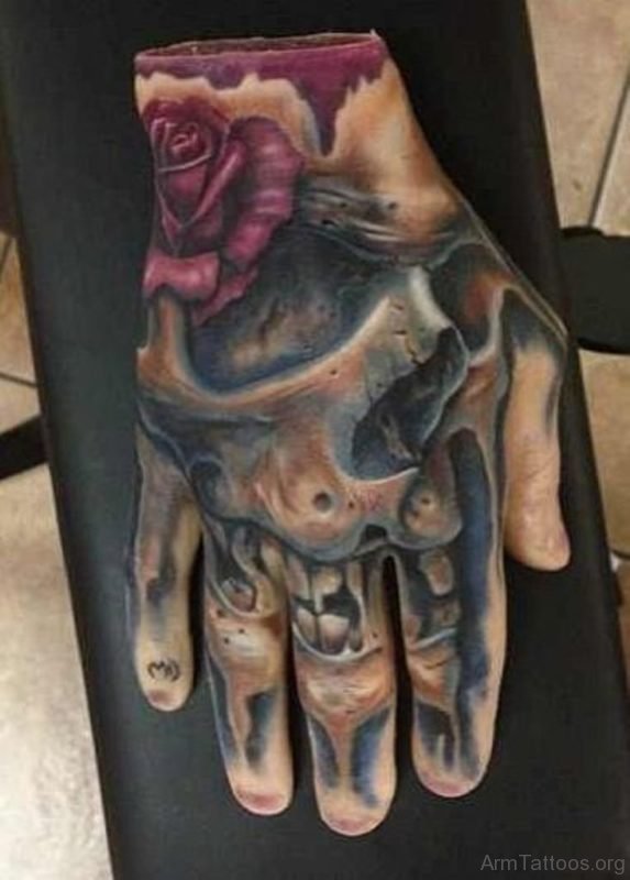 Best Skull Hand Tattoo