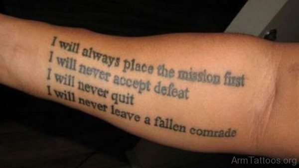 Best Wording Tattoo