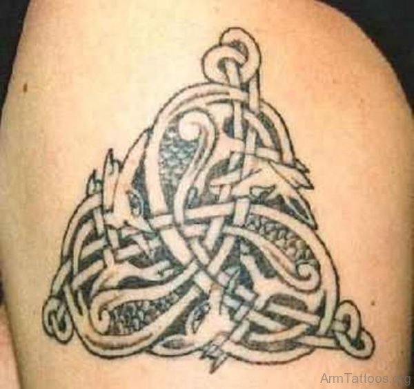 Black Celtic Tattoo Design 