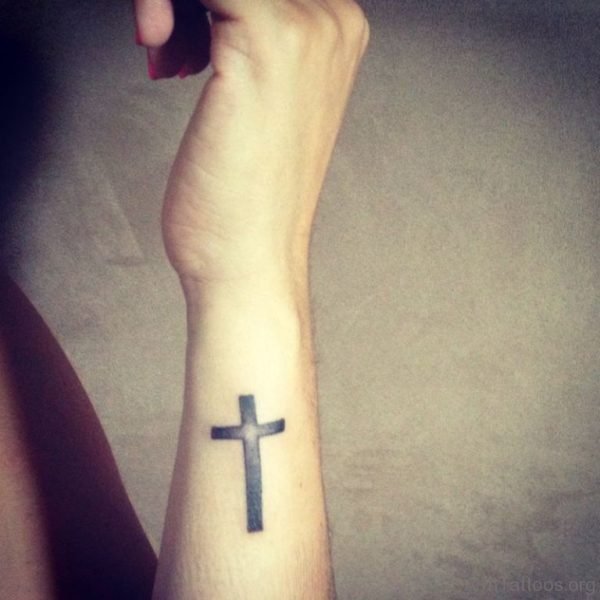 Black Cross Tattoo 