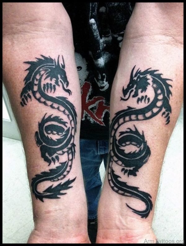 Black Dragon Tattoo 