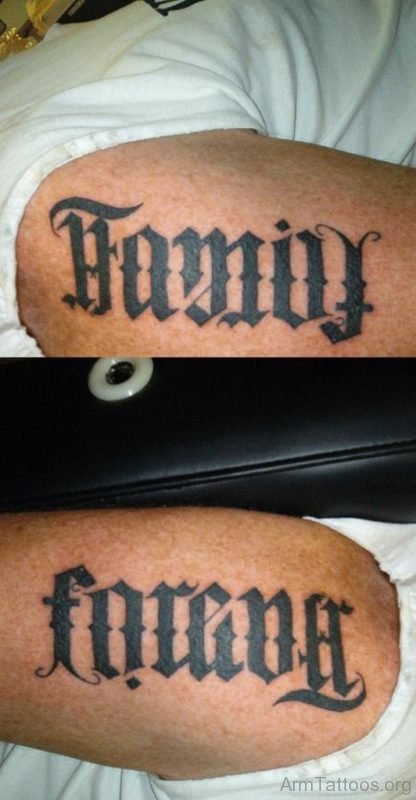 Black Family Tattoo 