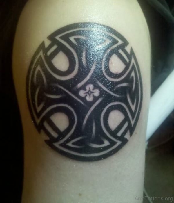 Black Funky Celtic Tattoo