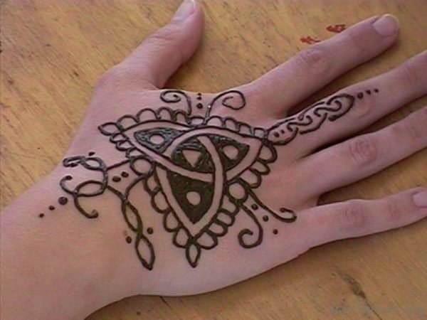 Black Ink Celtic Tattoo 