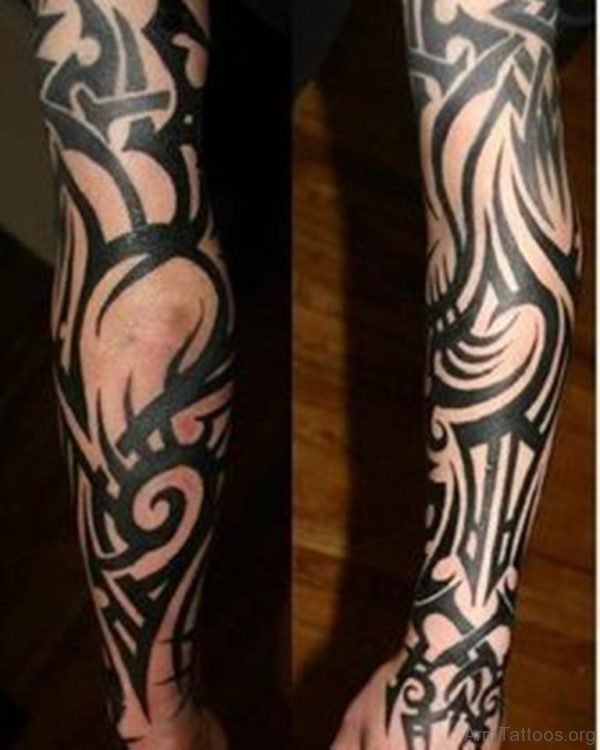 Black Ink Tribal Tattoo