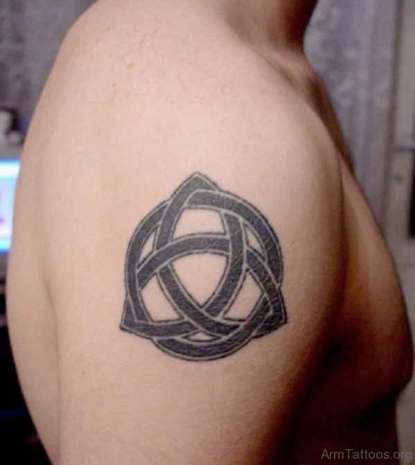 Black Inked Celtic Tattoo