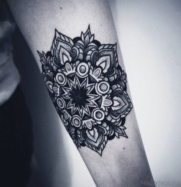 Black Mandala Tattoo