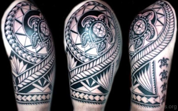 Black Maori Tattoo Design 