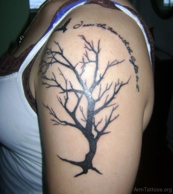 Black Tree Tattoo