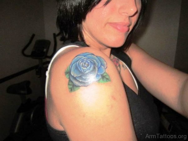 Blue Rose Tattoo 