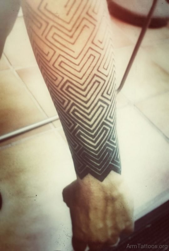 Brilliant Geometric Tattoo