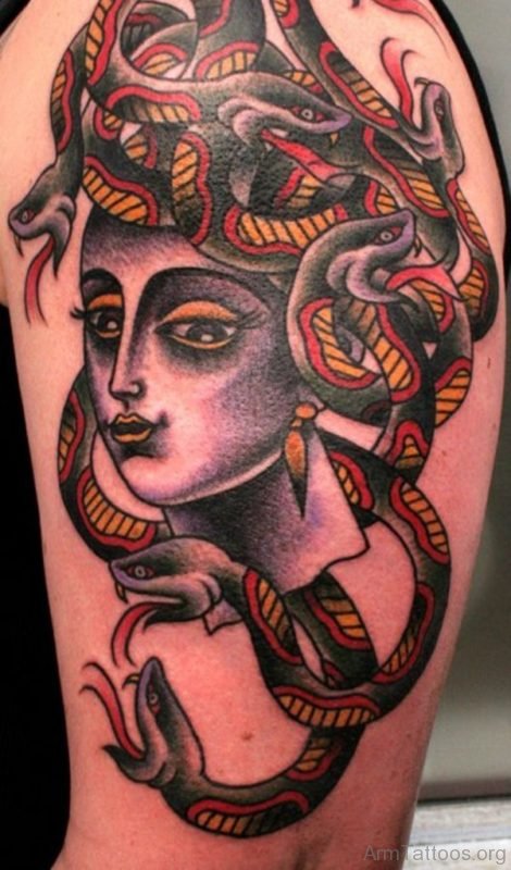 Brilliant Medusa Tattoo