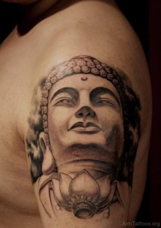 Buddha Face Tattoo