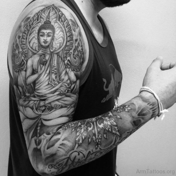 Buddha Sleeve Tattoo