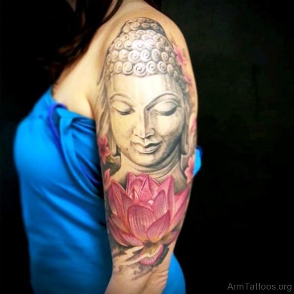 Buddha With Lotus Design For Women 