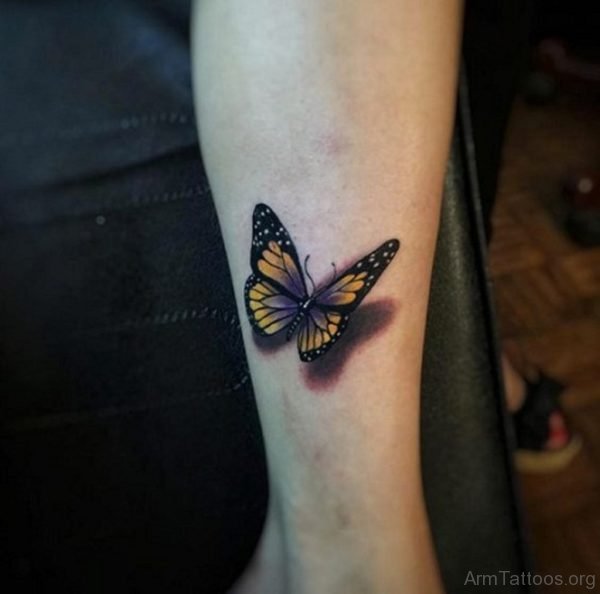 Butterfly Arm Tattoo