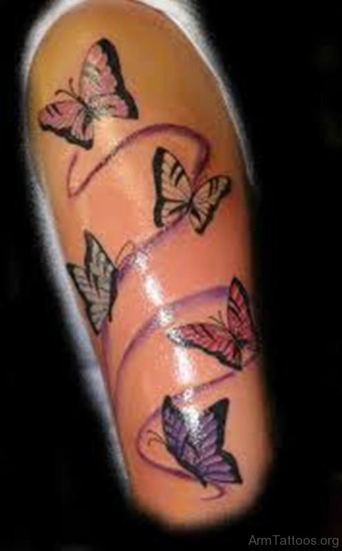 Butterfly Tattoos On Sleeve