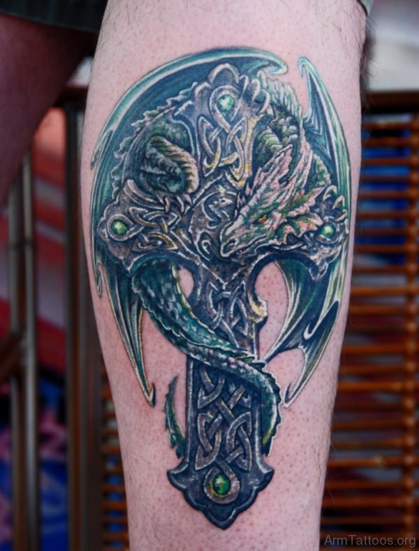 Celtic Cross Tattoo For Arm