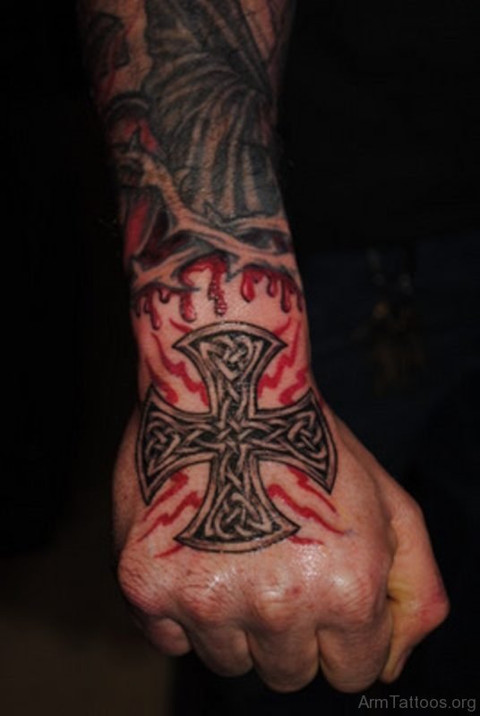 Celtic Tattoo Design On Hand