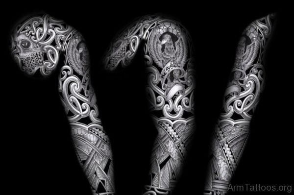 Celtic Tattoo On Full Sleeve
