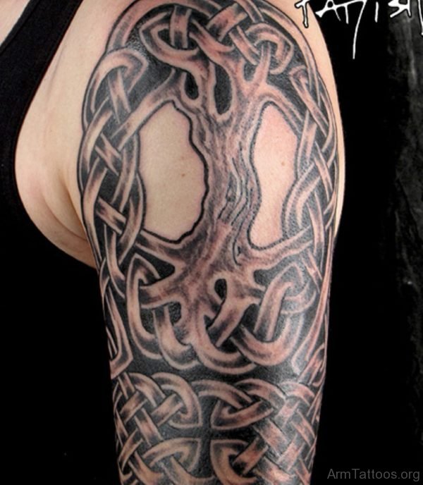 Celtic Tree Tattoo Design