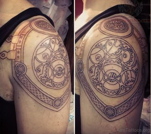 Celtic Tribal Tattoo On Arm 