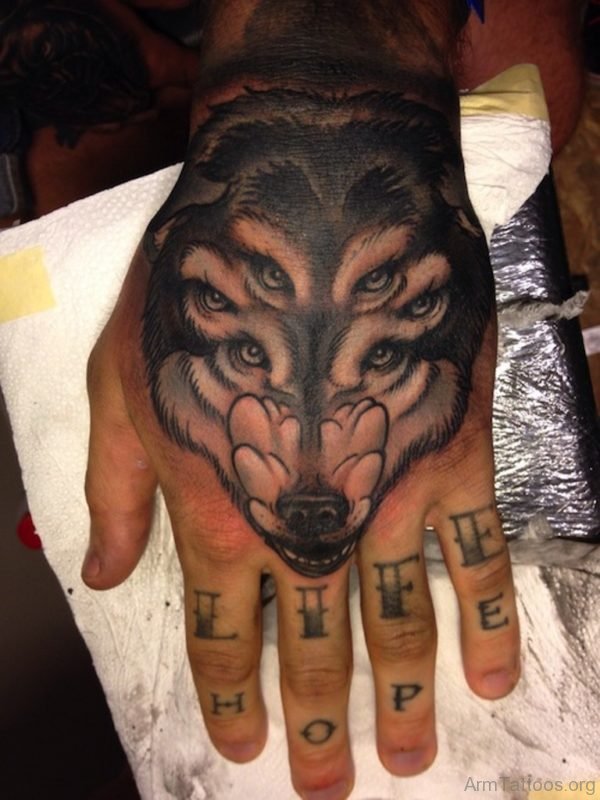 Celtic Wolf Tattoo