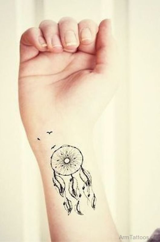 Charming Dreamcatcher Tattoo